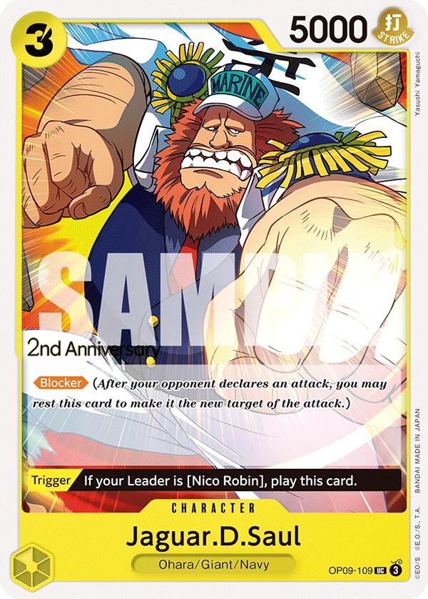 Jaguar.D.Saul [Emperors in the New World: 2nd Anniversary Tournament Cards] | Good Games North