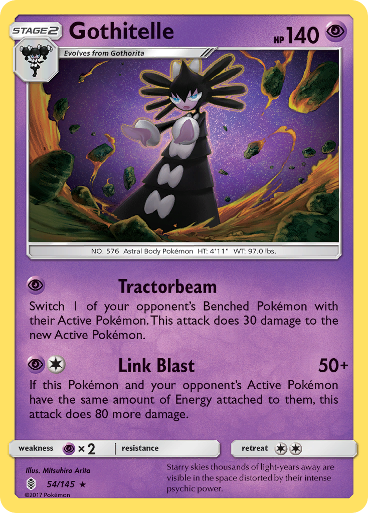 Gothitelle (54/145) [Sun & Moon: Guardians Rising] | Good Games North