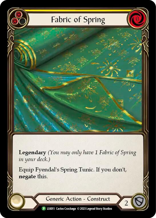 Fabric of Spring // Fyendal's Spring Tunic [LSS011] (Promo)  Cold Foil | Good Games North