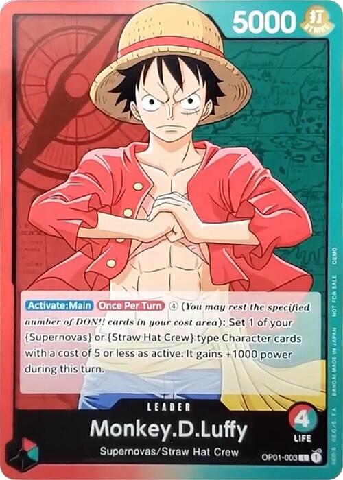 Monkey.D.Luffy [One Piece Demo Deck Cards] | Good Games North