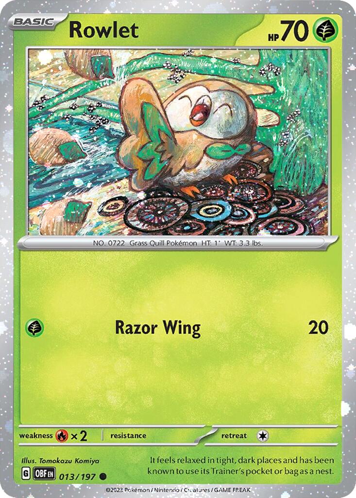 Rowlet (013/197) (Cosmos Holo) [Miscellaneous Cards] | Good Games North