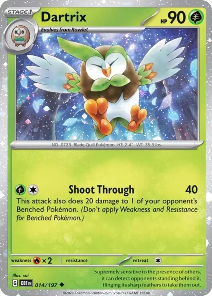 Dartrix (014/197) (Cosmos Holo) [Miscellaneous Cards] | Good Games North