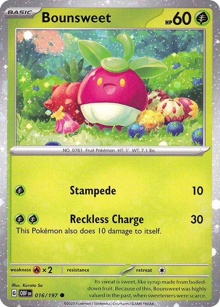 Bounsweet (016/197) (Cosmos Holo) [Miscellaneous Cards] | Good Games North