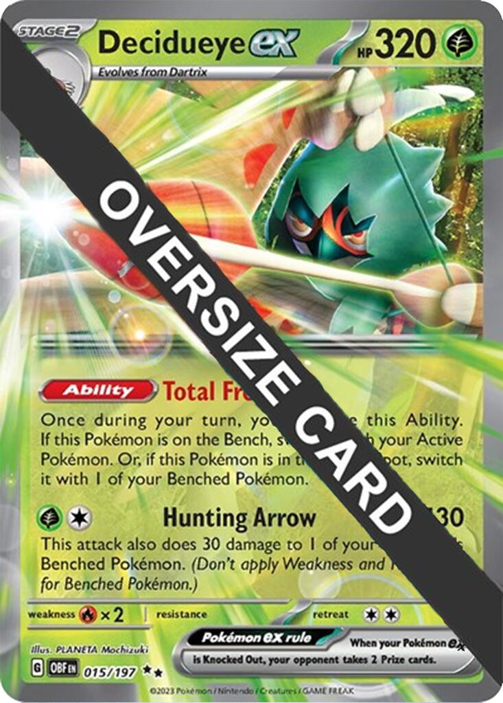 Decidueye ex (015/197) (Jumbo Card) [Miscellaneous Cards] | Good Games North