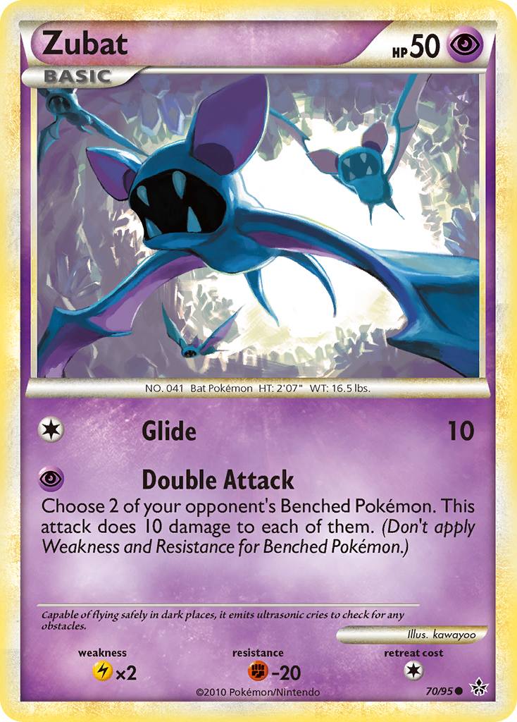 Zubat (70/95) [HeartGold & SoulSilver: Unleashed] | Good Games North