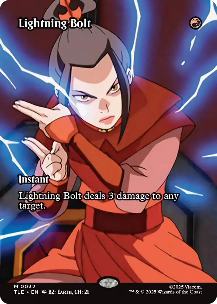 Lightning Bolt (Borderless) [Avatar: The Last Airbender: Eternal-Legal] | Good Games North