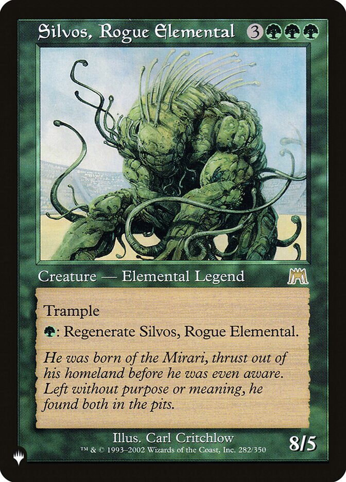 Silvos, Rogue Elemental [The List] | Good Games North