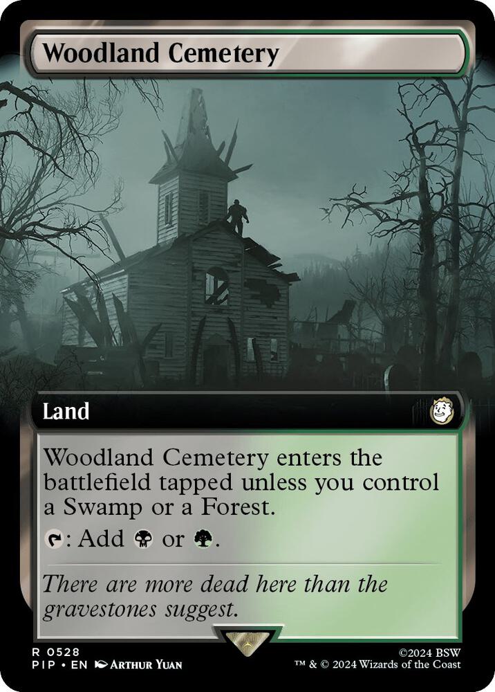 Woodland Cemetery Extended Art (Universes Beyond: Fallout)  | Good Games North