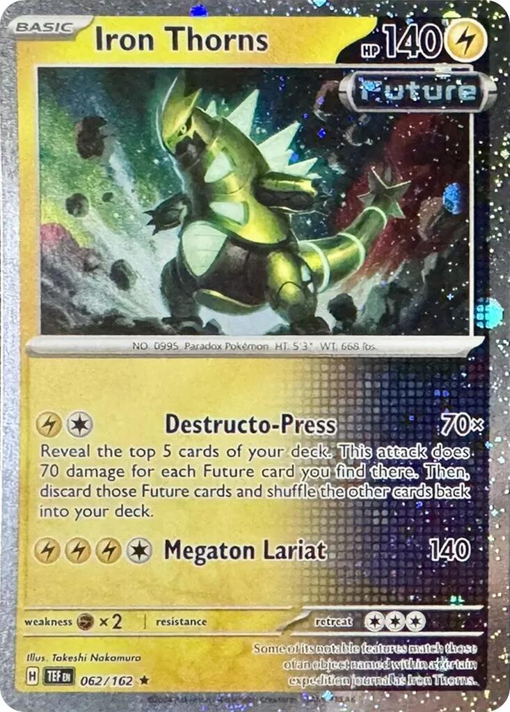 Iron Thorns (062/162) (Cosmos Holo) [Miscellaneous Cards] | Good Games North