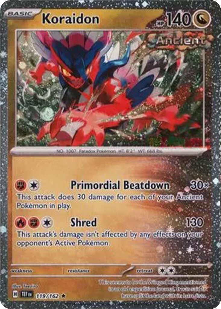 Koraidon (119/162) (Cosmos Holo) [Miscellaneous Cards] | Good Games North