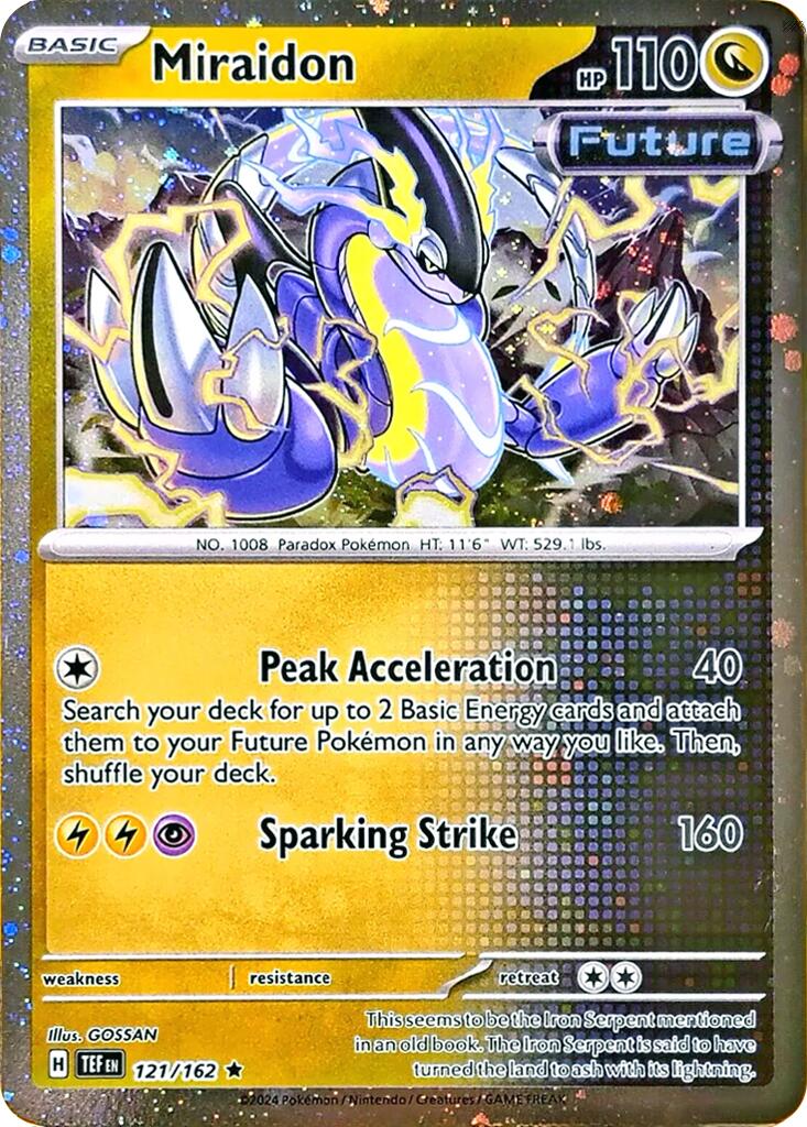 Miraidon (121/162) (Cosmos Holo) [Miscellaneous Cards] | Good Games North