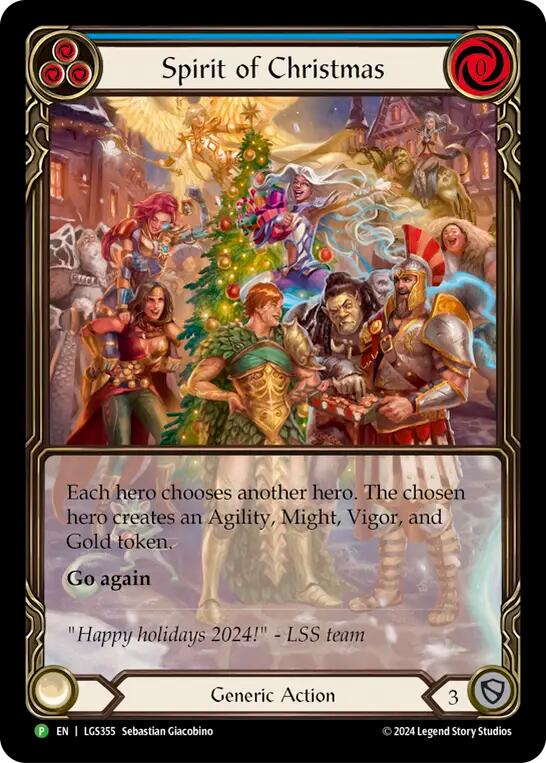 Spirit of Christmas (Cold Foil) [LGS355] (Promo)  Cold Foil | Good Games North