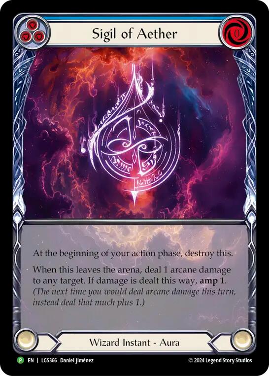 Sigil of Aether (Rainbow Foil) [LGS366] (Promo)  Rainbow Foil | Good Games North