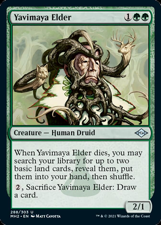 Yavimaya Elder (Foil Etched) [Modern Horizons 2] | Good Games North