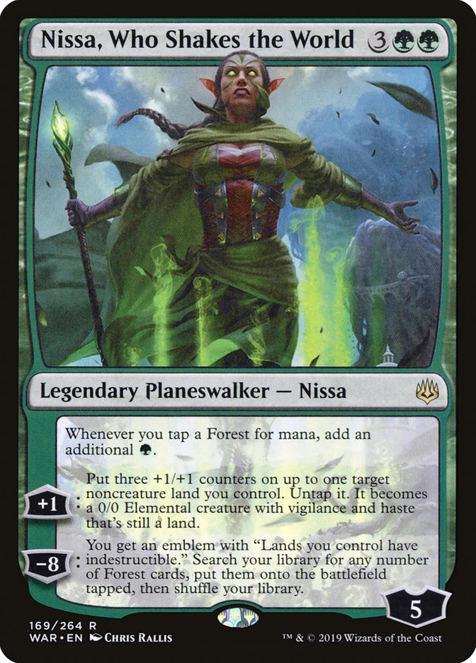 Nissa, Who Shakes the World (War of the Spark)  | Good Games North