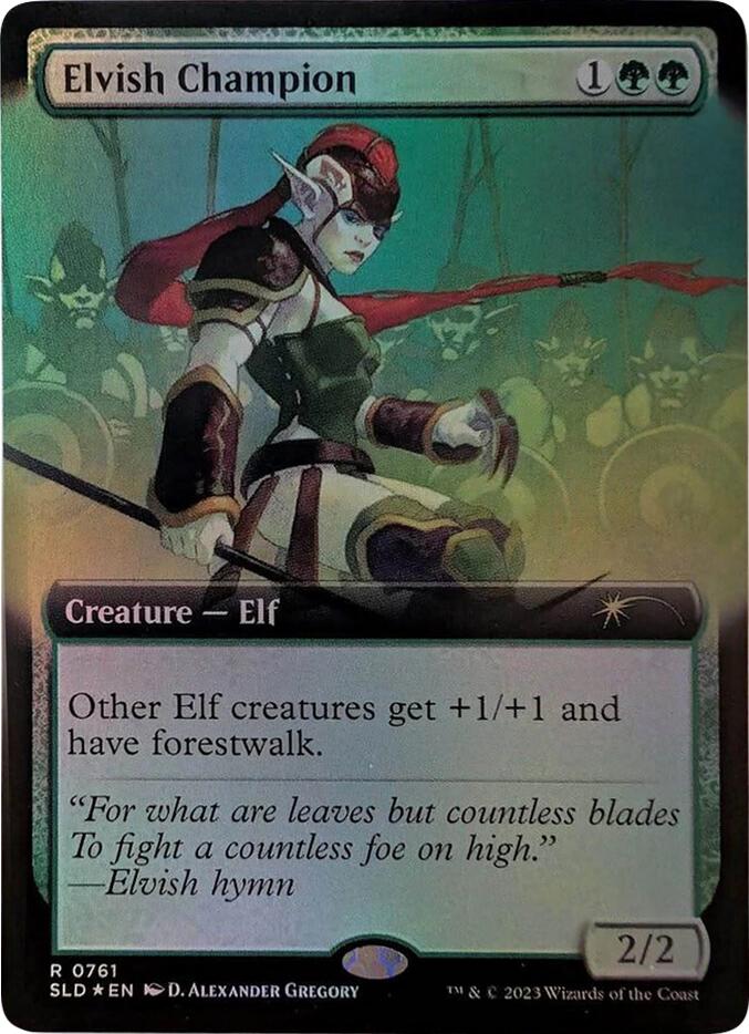 Elvish Champion (Extended Art) [Secret Lair Drop Series] | Good Games North