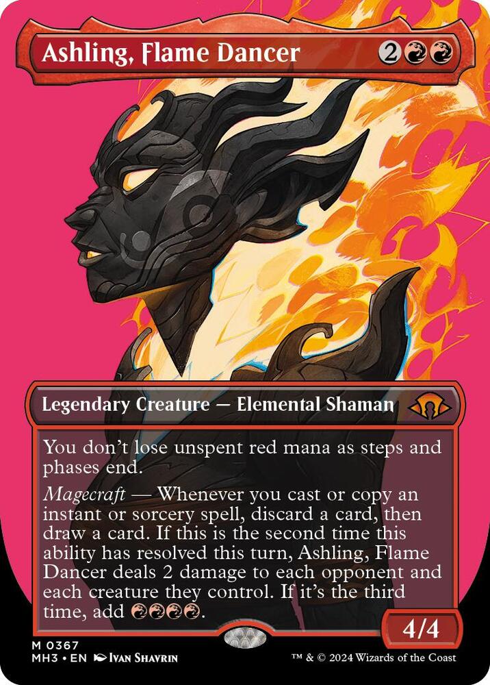 Ashling Flame Dancer Borderless 367 (Modern Horizons 3)  | Good Games North