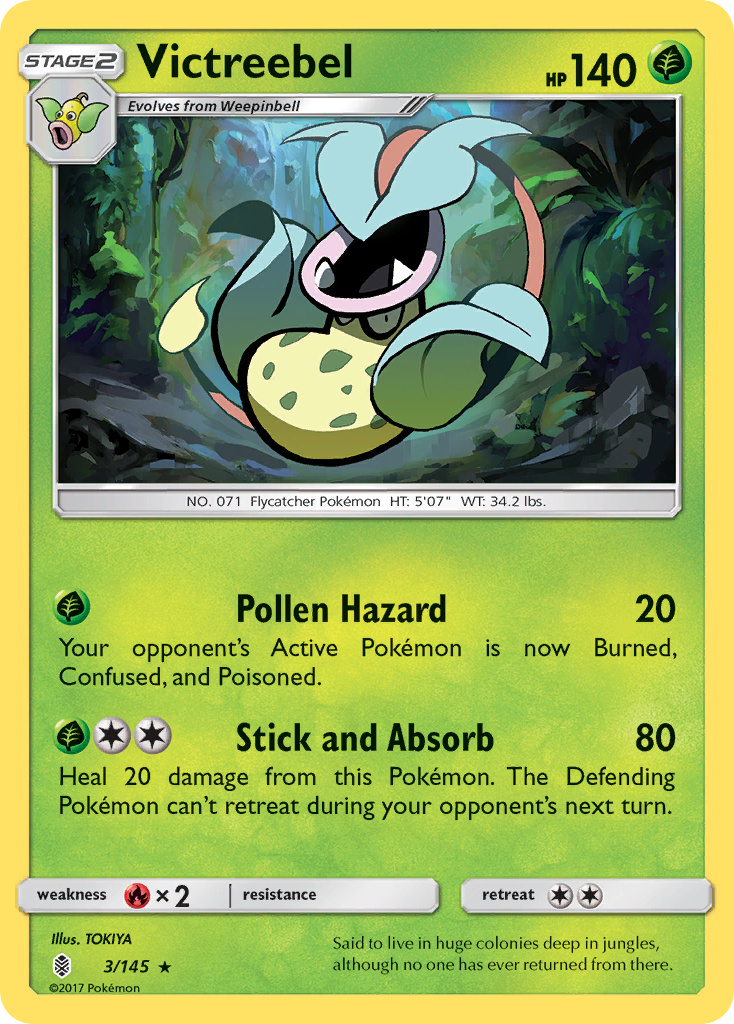 Victreebel (3/145) [Sun & Moon: Guardians Rising] | Good Games North