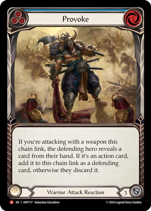 Provoke [HNT117] (The Hunted)  Rainbow Foil | Good Games North