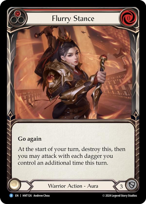 Flurry Stance [HNT126] (The Hunted)  Rainbow Foil | Good Games North