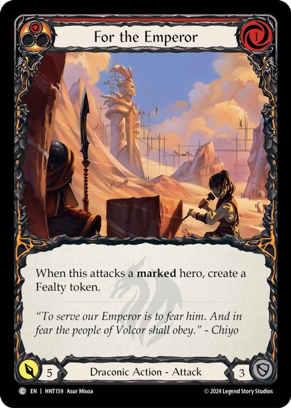 For the Emperor [HNT159] (The Hunted)  Rainbow Foil | Good Games North