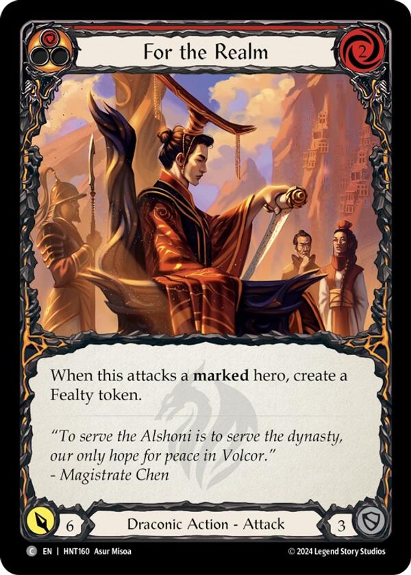 For the Realm [HNT160] (The Hunted)  Rainbow Foil | Good Games North