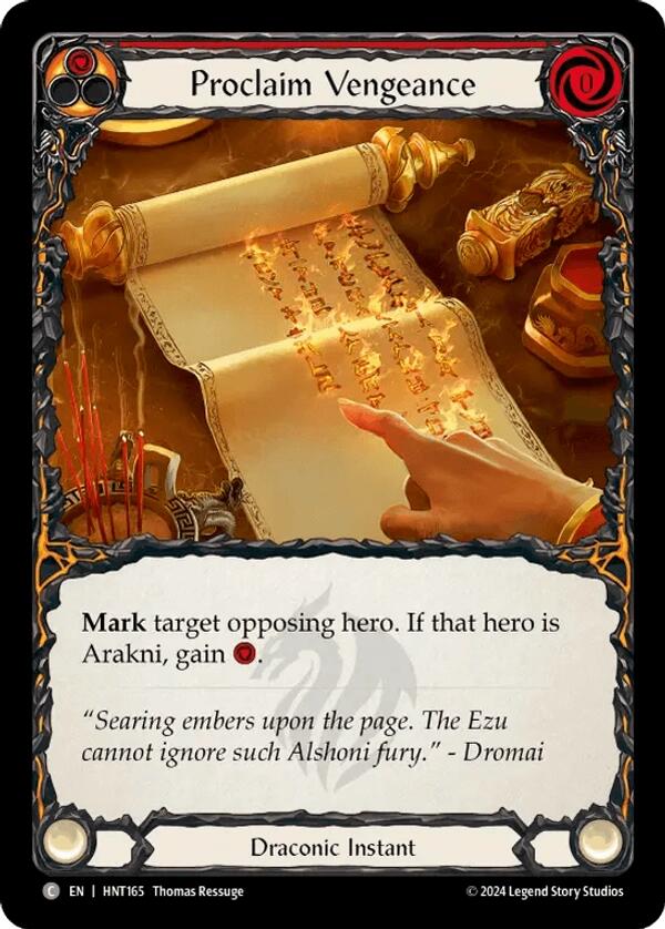 Proclaim Vengeance [HNT165] (The Hunted) | Good Games North