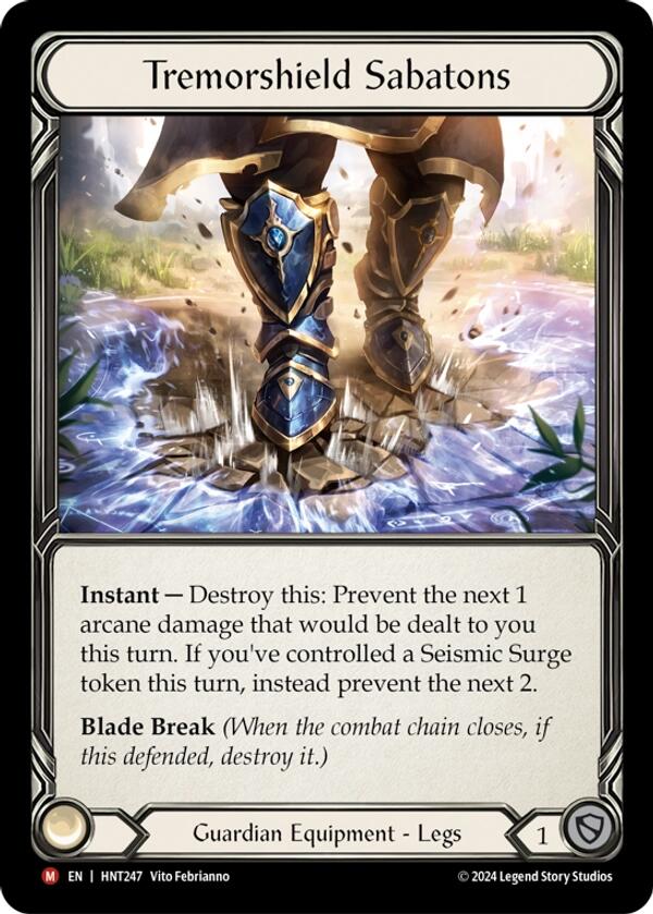 Tremorshield Sabatons [HNT247] (The Hunted) | Good Games North