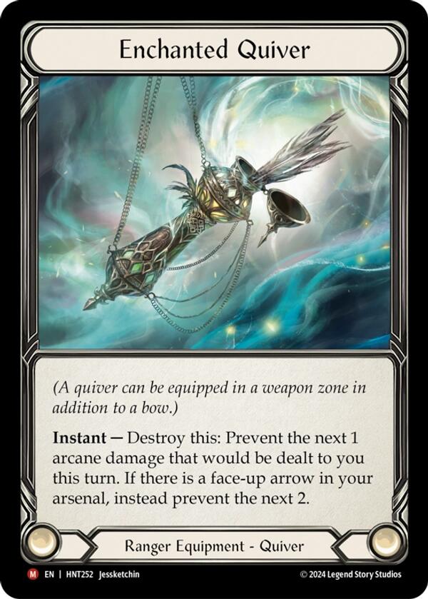 Enchanted Quiver [HNT252] (The Hunted)  Cold Foil | Good Games North