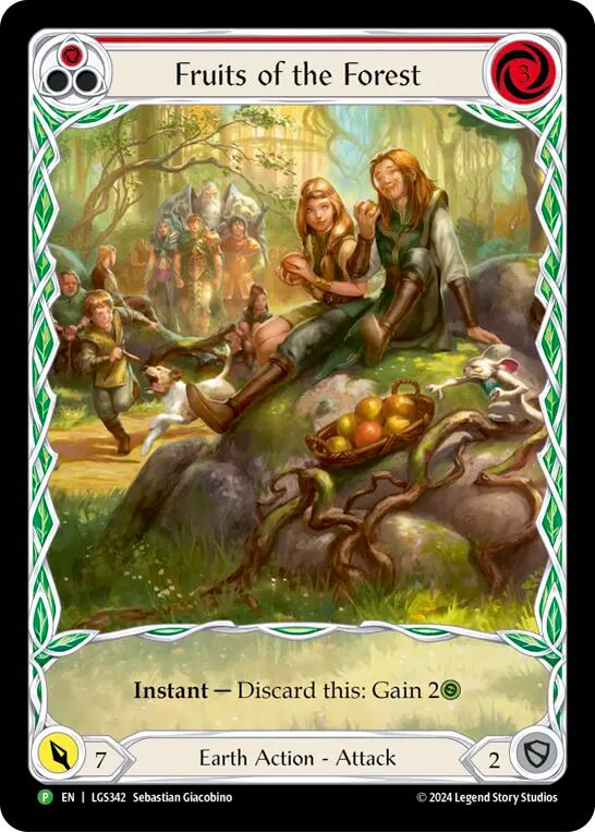 Fruits of the Forest (Red) [LGS342] (Promo)  Rainbow Foil | Good Games North