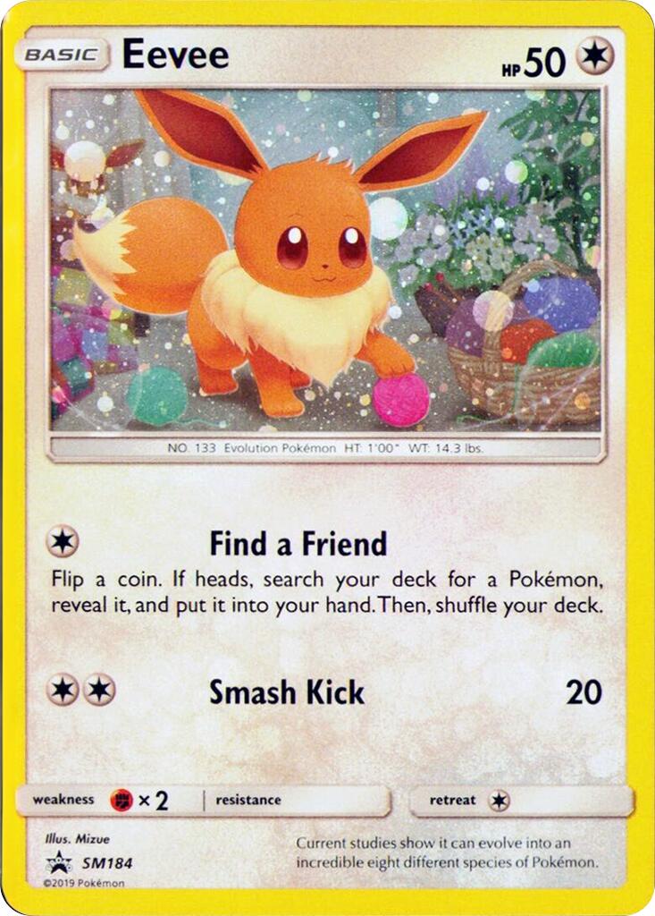 Eevee (SM184) (Cosmos Holo) [Sword & Shield: Black Star Promos] | Good Games North