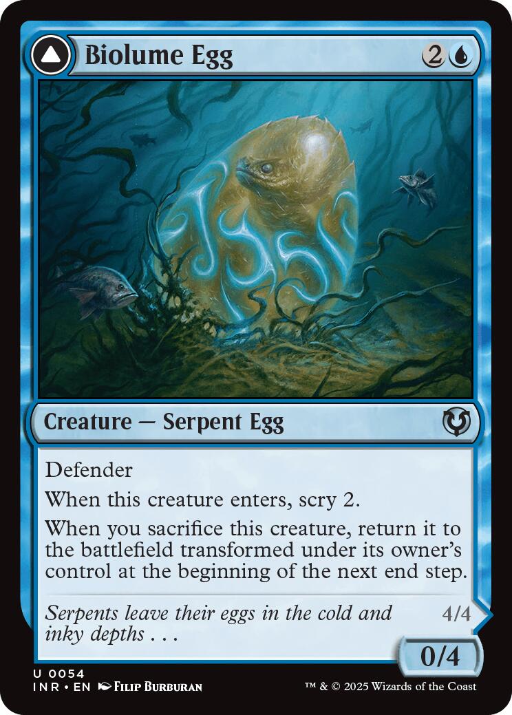 Biolume Egg // Biolume Serpent [Innistrad Remastered] | Good Games North