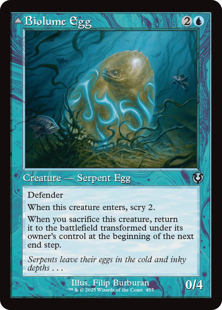 Biolume Egg // Biolume Serpent (Retro Frame) [Innistrad Remastered] | Good Games North