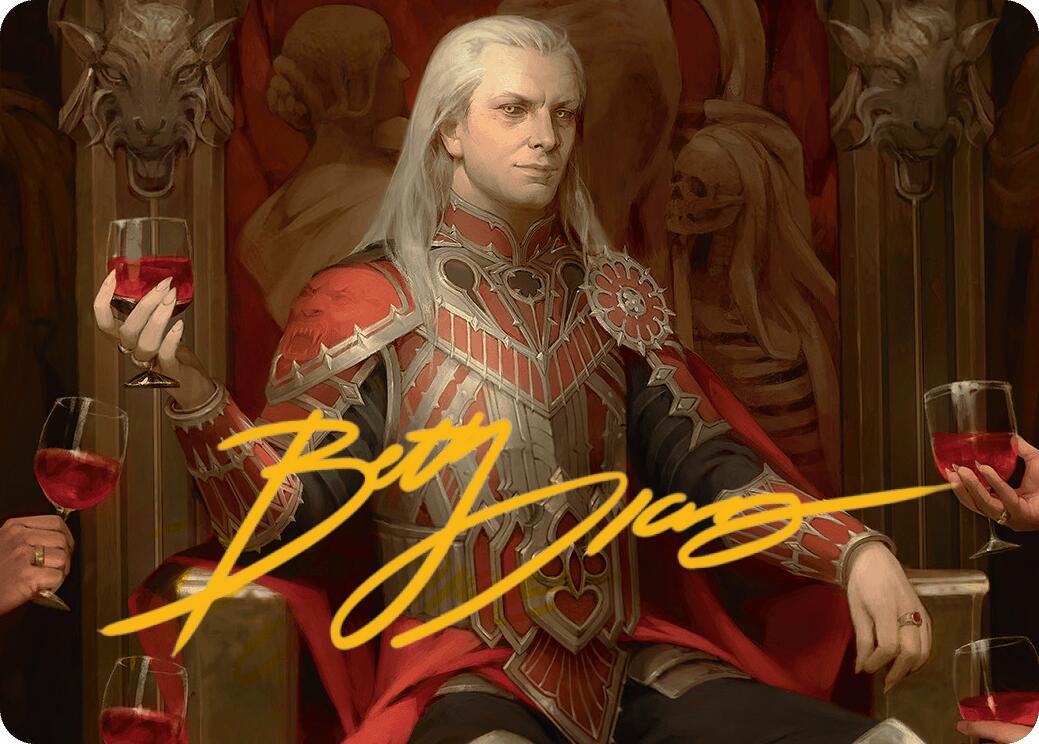 Edgar Markov Art Card (Gold-Stamped Signature) [Innistrad Remastered Art Series] | Good Games North