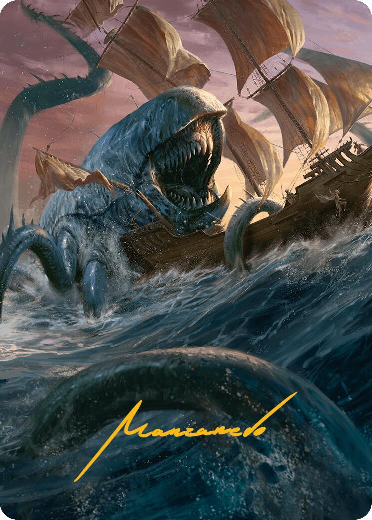 Hullbreaker Horror Art Card (Gold-Stamped Signature) [Innistrad Remastered Art Series] | Good Games North