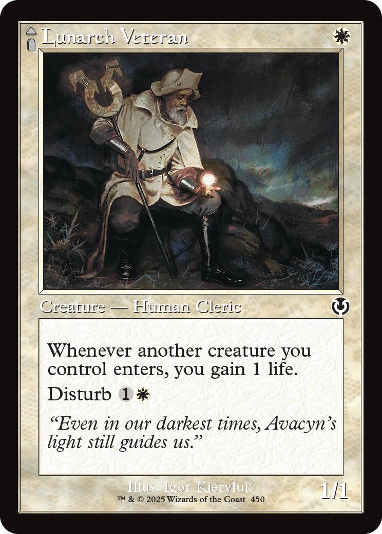Lunarch Veteran // Luminous Phantom (Retro Frame) [Innistrad Remastered] | Good Games North