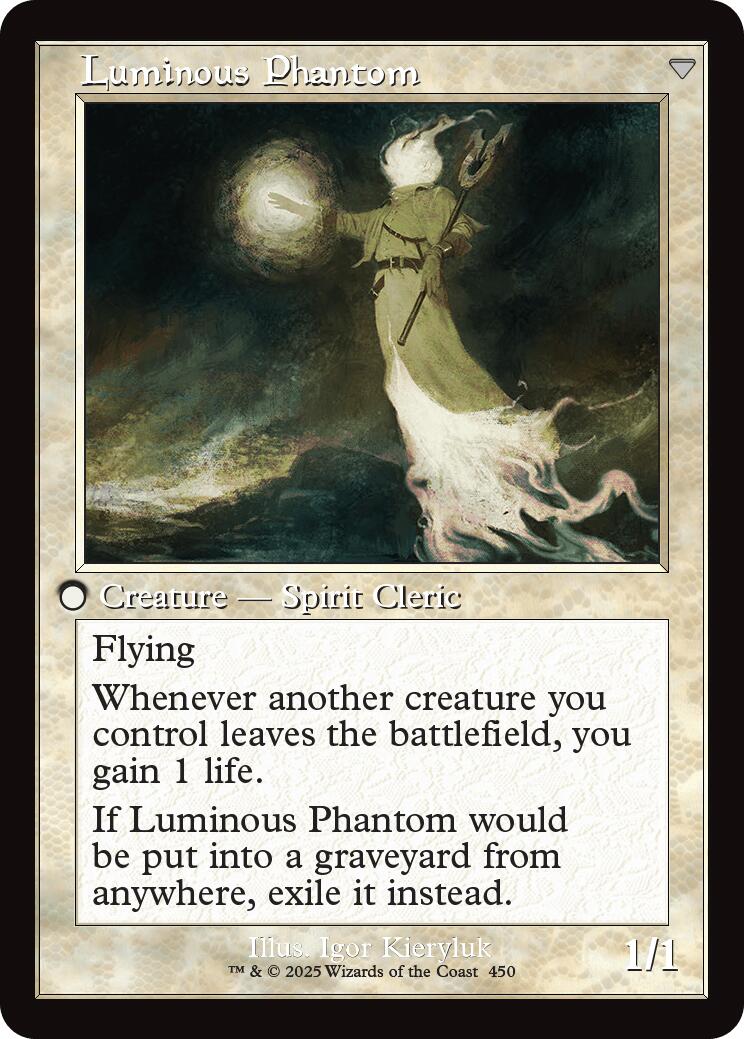 Lunarch Veteran // Luminous Phantom (Retro Frame) [Innistrad Remastered] | Good Games North