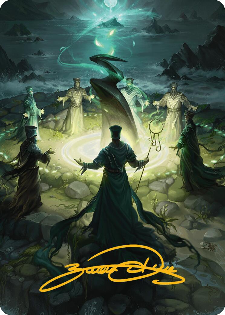Cryptolith Rite Art Card (Gold-Stamped Signature) [Innistrad Remastered Art Series] | Good Games North