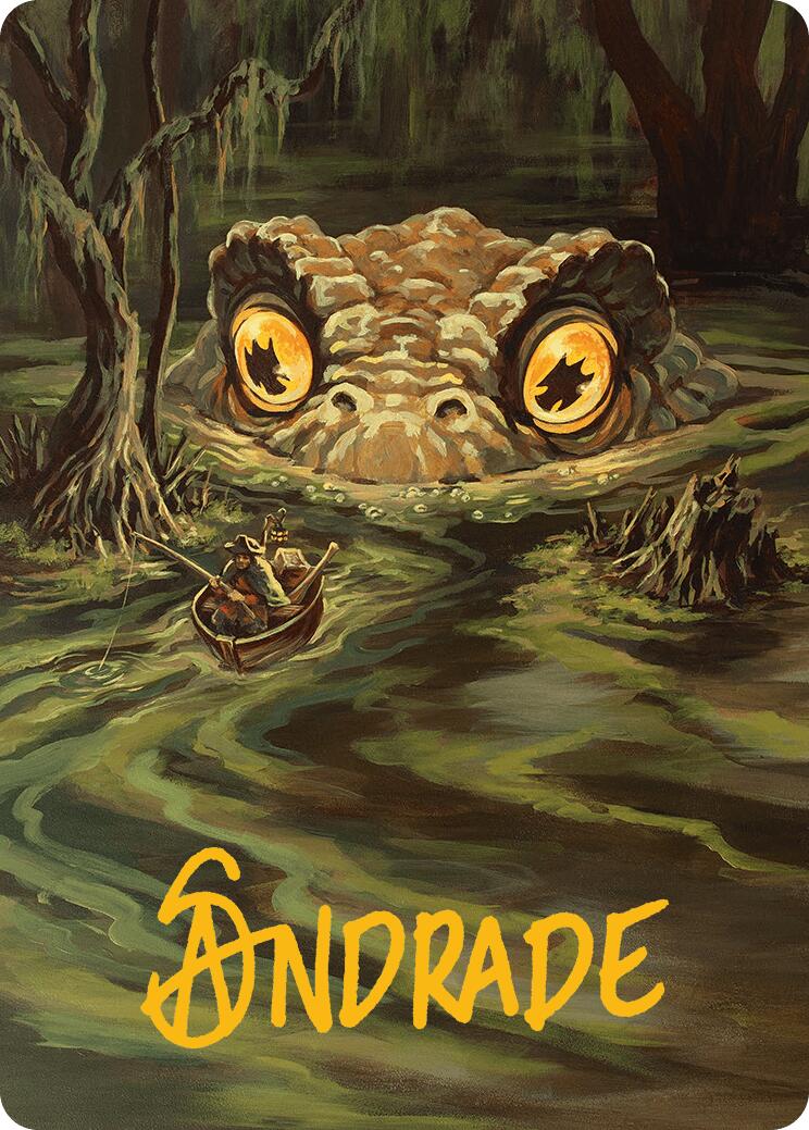 The Gitrog Monster Art Card (Gold-Stamped Signature) [Innistrad Remastered Art Series] | Good Games North