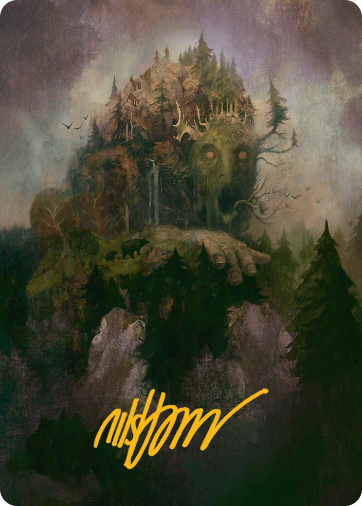 Cultivator Colossus Art Card (Gold-Stamped Signature) [Innistrad Remastered Art Series] | Good Games North