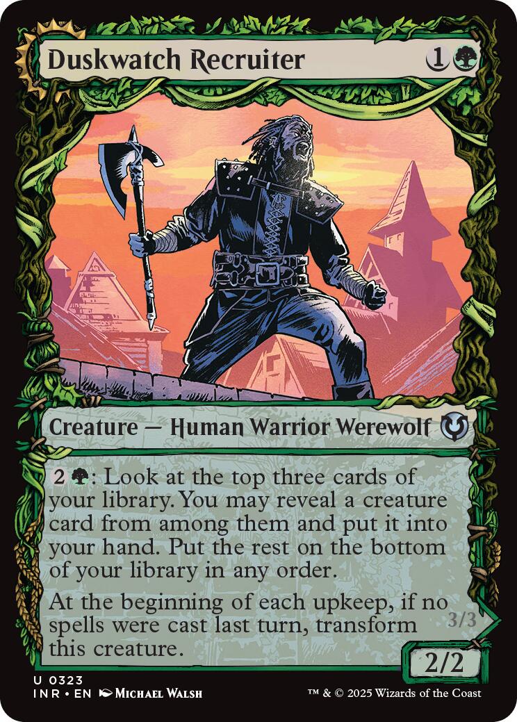 Duskwatch Recruiter // Krallenhorde Howler (Showcase) [Innistrad Remastered] | Good Games North