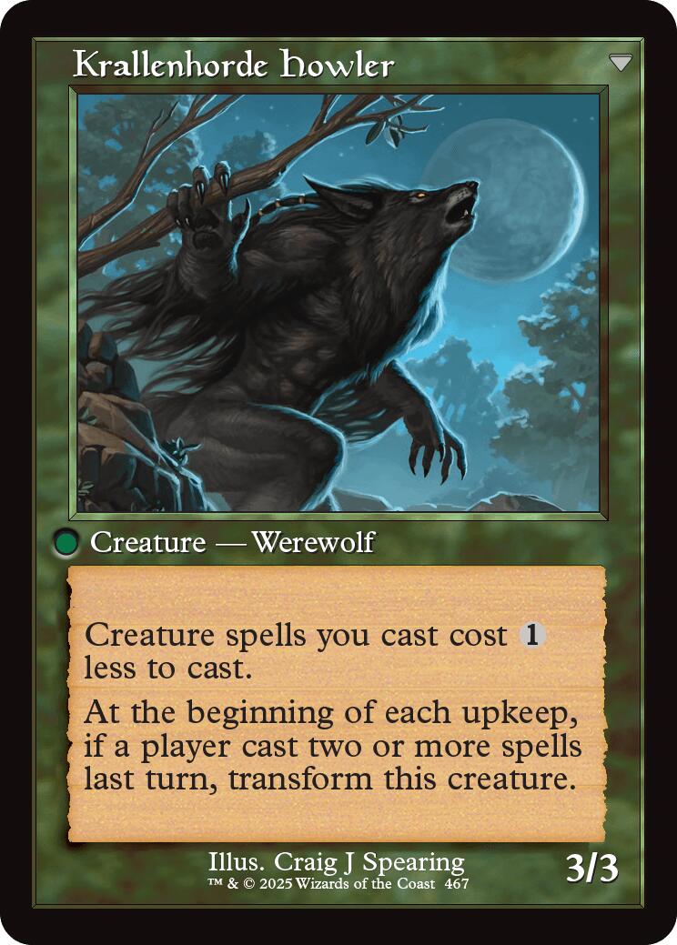 Duskwatch Recruiter // Krallenhorde Howler (Retro Frame) [Innistrad Remastered] | Good Games North