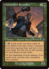 Duskwatch Recruiter // Krallenhorde Howler (Retro Frame) [Innistrad Remastered] | Good Games North