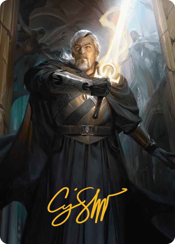 Odric, Lunarch Marshal Art Card (Gold-Stamped Signature) [Innistrad Remastered Art Series] | Good Games North