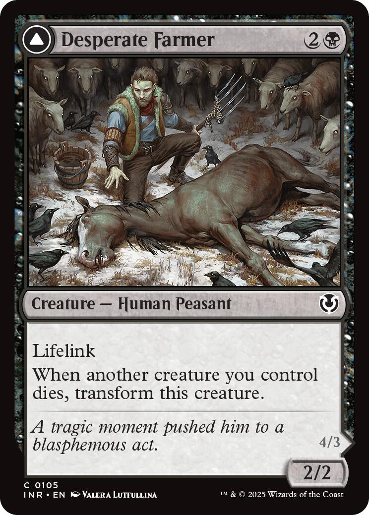 Desperate Farmer // Depraved Harvester [Innistrad Remastered] | Good Games North