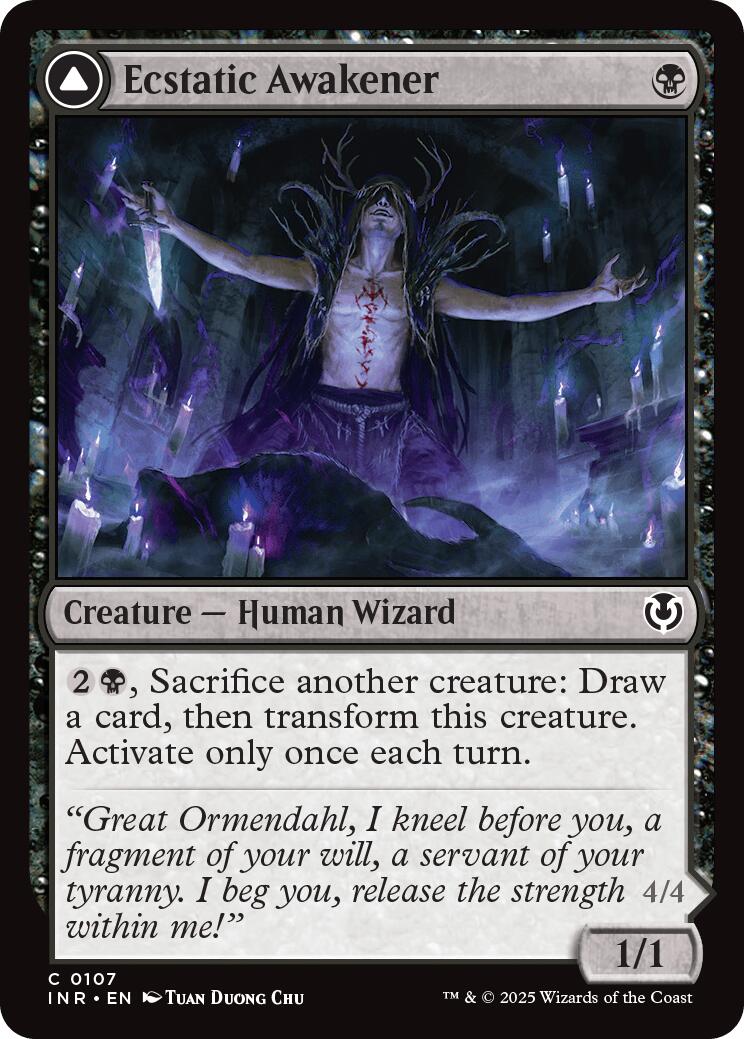 Ecstatic Awakener // Awoken Demon [Innistrad Remastered] | Good Games North