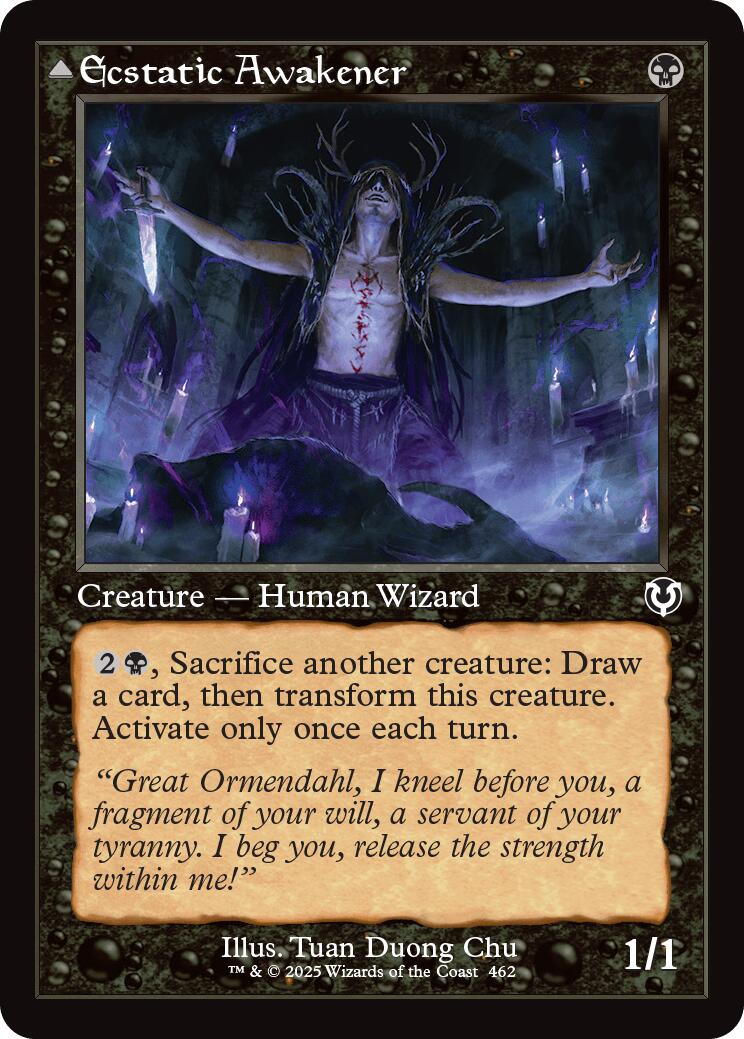 Ecstatic Awakener // Awoken Demon (Retro Frame) [Innistrad Remastered] | Good Games North