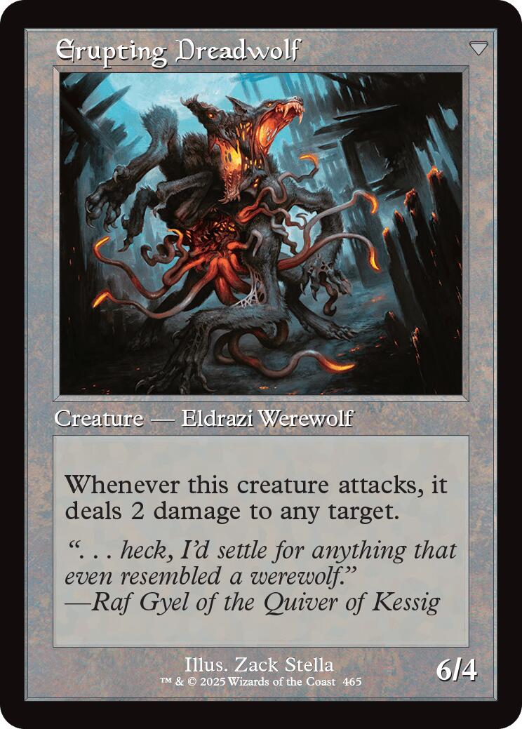 Smoldering Werewolf // Erupting Dreadwolf (Retro Frame) [Innistrad Remastered] | Good Games North