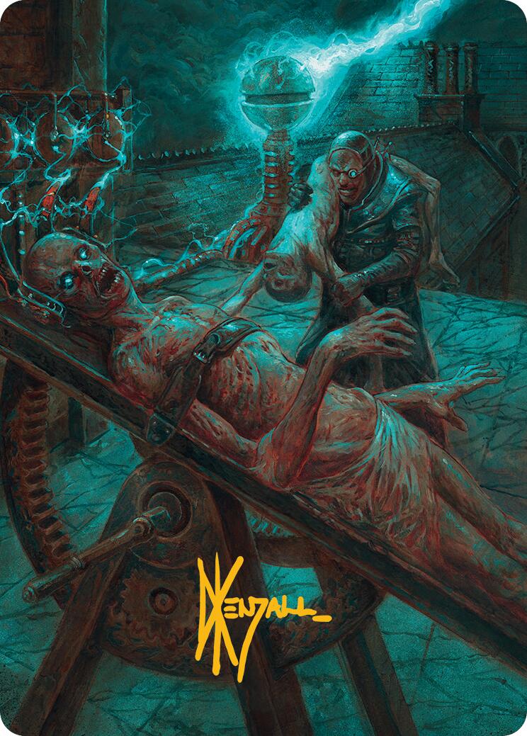Rooftop Storm Art Card (Gold-Stamped Signature) [Innistrad Remastered Art Series] | Good Games North