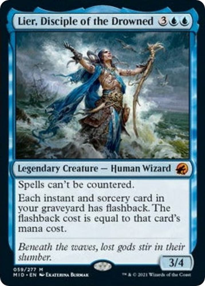 Lier Disciple of the Drowned (Innistrad: Midnight Hunt)  - Foil | Good Games North